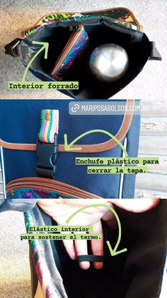 Bolso Matero psicodelico (interior impermeable) - tienda online