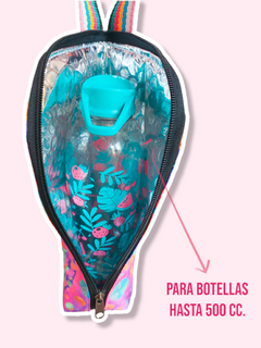 Porta botella térmico (selva) - Mariposa Bolsos