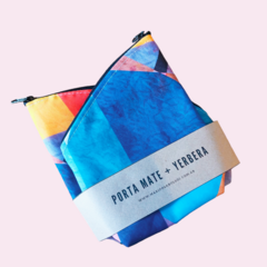 Set porta mate + yerbera (patchwork) - comprar online