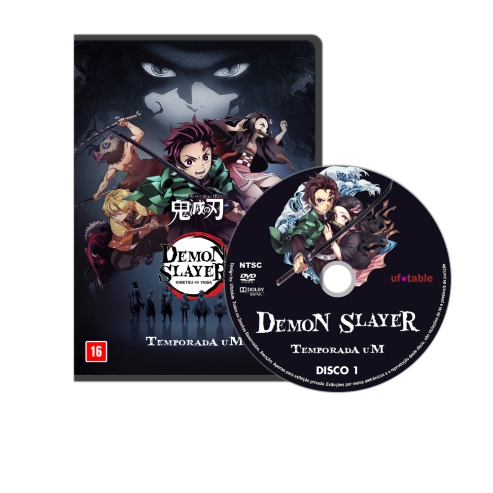 Demon Slayer Kimetsu No Yaiba - 2 Temporadas + Filme Blu-ray