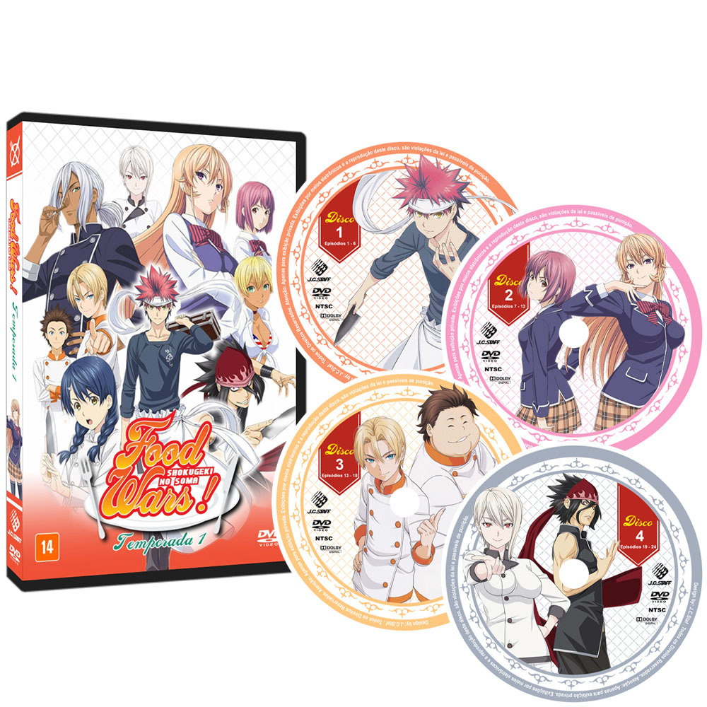 Anime de Food Wars (Shokugeki no Souma) voltará em julho!