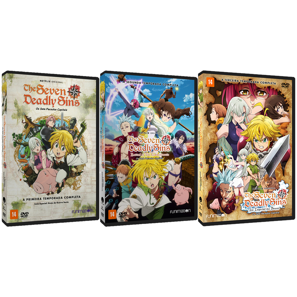 Anime Nanatsu no Taizai em Blu Ray