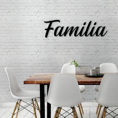 WALL ART MADERA - FAMILIA