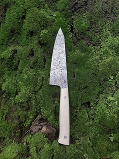 Gyuto Dijon y micarta Marfil carbono c70