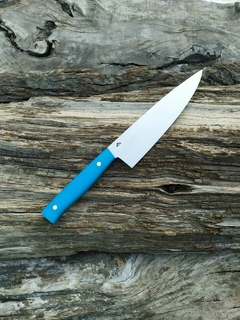 Chef inox 420 y micarta turquesa - comprar online