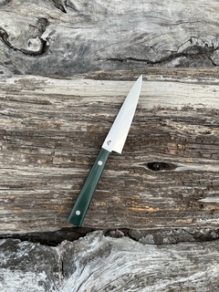 Oficio Gyuto Inox y Micarta verde casera con separadores - tienda online