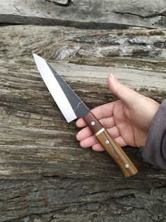 Gyuto Inox Sandvik, micarta y Guayubira - Muller Cuchilleria cuchillos de cocina