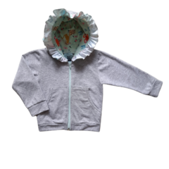 CAMPERA RÚSTICA GRIS VOLADOS - comprar online