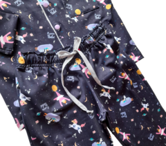 PIJAMA CAMISERO CON BOTONES TERMICO BAILARINAS - comprar online