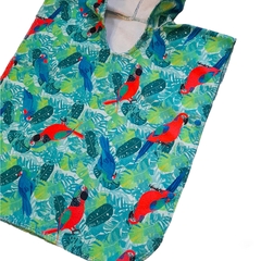 PONCHO TOALLA LOROS - comprar online