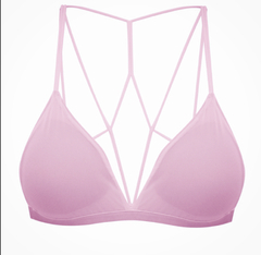 Top strappy bra tule - modelo demi na internet