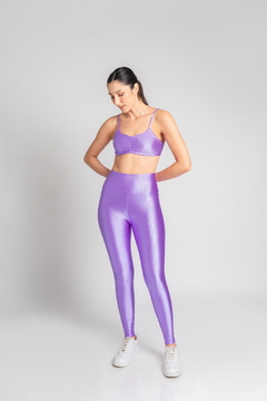 Legging básica cós alto - textura Eden - comprar online