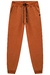 Calça Jogger em Moletom com Pelúcia Basic Terracota Johnny Fox