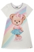 Vestido em Fly Tech Urso e Brilho Colorido Kukiê - comprar online