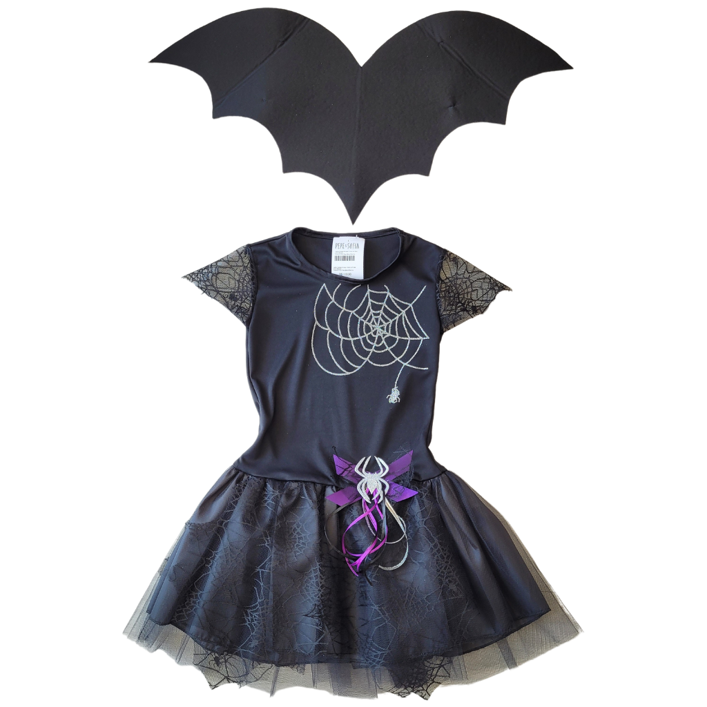 Fantasia Menino Morcego Halloween Infantil