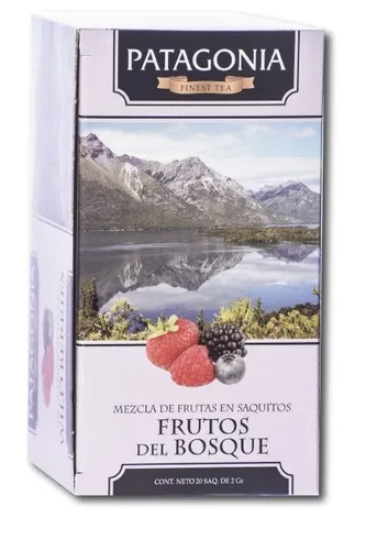 PATAGONIA - TE SAQ FRUTOS DEL BOSQUE (4u x 40g)