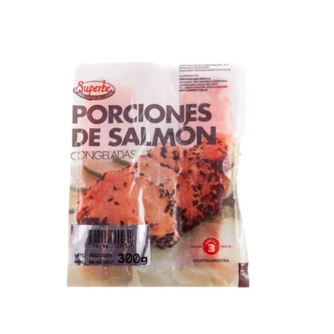 SUPERBE - SALMÓN PORCIONES 300G (3u x 300GR)