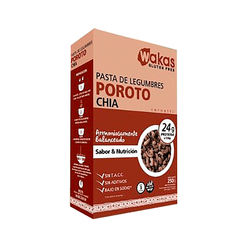 WAKAS - PASTA DE LEGUMBRES POROTOS Y CHIA (6u x 250g)