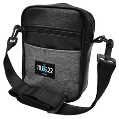 MORRAL COMBINADO DE LONA PU GRIS MUNDIAL 264N