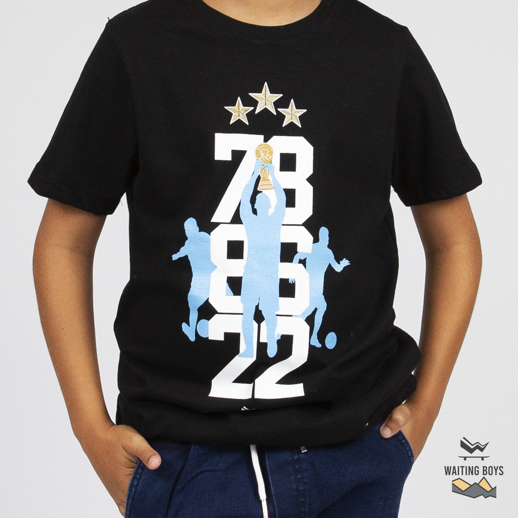 Remera edicion Mundial Argentina Waitingboys