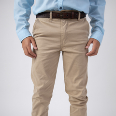 PANTALON CORTE CHINO BEIGE- 765N