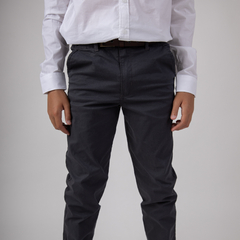 PANTALON CORTE CHINO GRIS- 765N