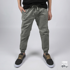 PANTALON JOGGER VERDE CEMENTO- 788N