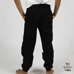 PANTALON JOGGER GABARDINA NEGRO - 788N - comprar online