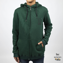 CAMPERA FRISA CUELLO ALTO VERDE - 804N - comprar online