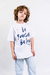 REMERA M/C OVERSIZE ESTAMPA CENTRAL BE YOUR SELF BE FREE- 533N - comprar online