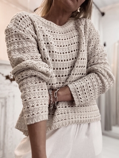 Sweater calado en internet