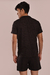 Camisa blazer de algodón rústico bordado Negro en internet