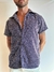 Camisa con textura jacquard violeta - comprar online