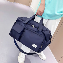 Bolso de mano Génova Azul - comprar online