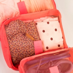 Set Organizadores Laundry x6 Coral - Bella Travel