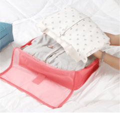 Set Organizadores Laundry x6 Coral - Bella Travel