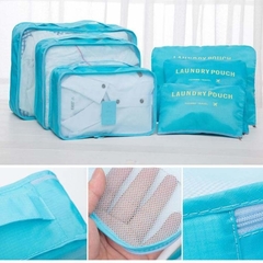 Set Organizadores Laundry x6 Aqua en internet