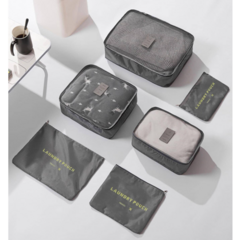 Imagen de Set Organizadores Laundry x6 Gris