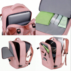 Mochila viajera Estocolmo Rosa - tienda online