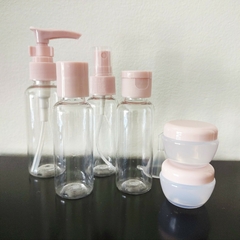 Travel Bottle Pack x6 Rosa