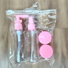 Imagen de Travel Bottle Pack x4 Rosa