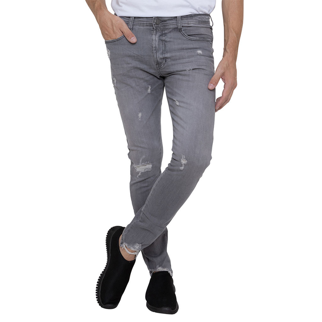 Calça Jeans Masculina Skinny Com Rasgos - Doct Jeans