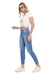 Calça Jeans Feminina Skinny Destroyed Índigo Claro na internet