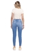 Calça Jeans Feminina Skinny Destroyed Índigo Claro - Doct Jeans