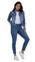 Jaqueta Jeans Feminina Cropped Com Rasgos - comprar online