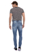 Calça Masculina Skinny Bravus Destroyed Índigo - Doct Jeans