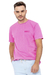 Camiseta Masculina Estonada Rosa Escuro + Lata Doct Exclusiva