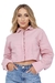 Camisa Feminina Cropped Selena Rosa