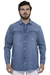 Camisa Jeans Alongada Masculina