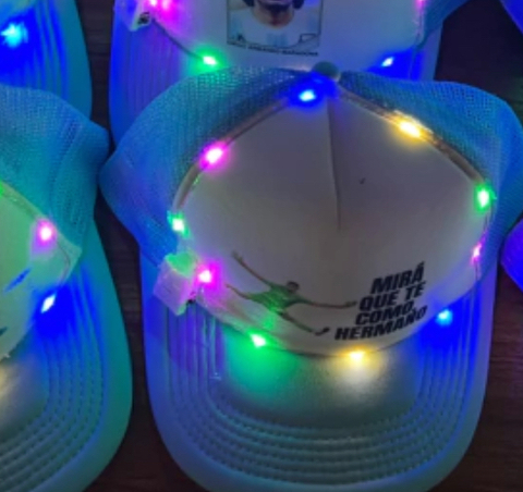 1 gorra argentina led